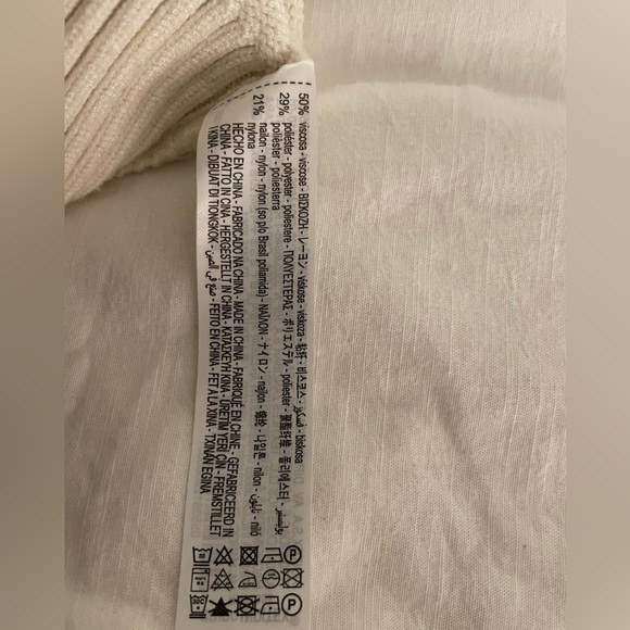 Oversized Zara striped sweater with a collar - Picture 3 of 4